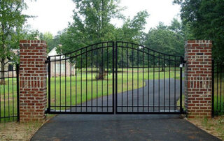 Brick Columns Fencing Huntsville