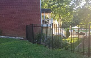 aluminum residential fencing