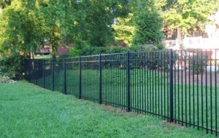 aluminum residential fencing