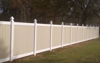 Vinyl fencing