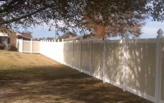 installing vinyl fence posts without concrete